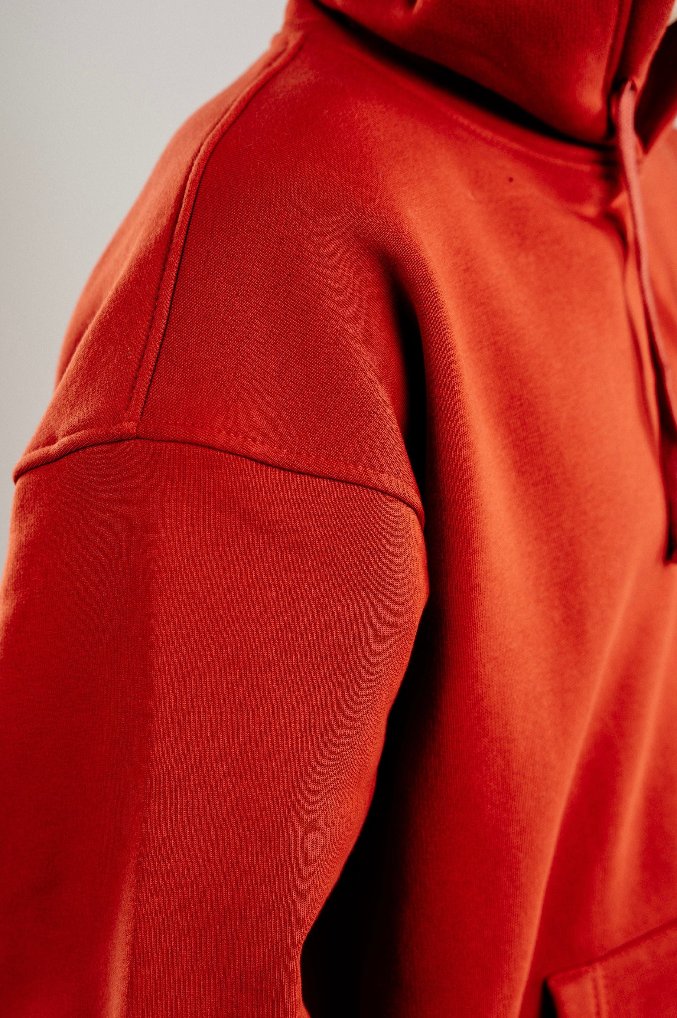Oversized Red Hoodie