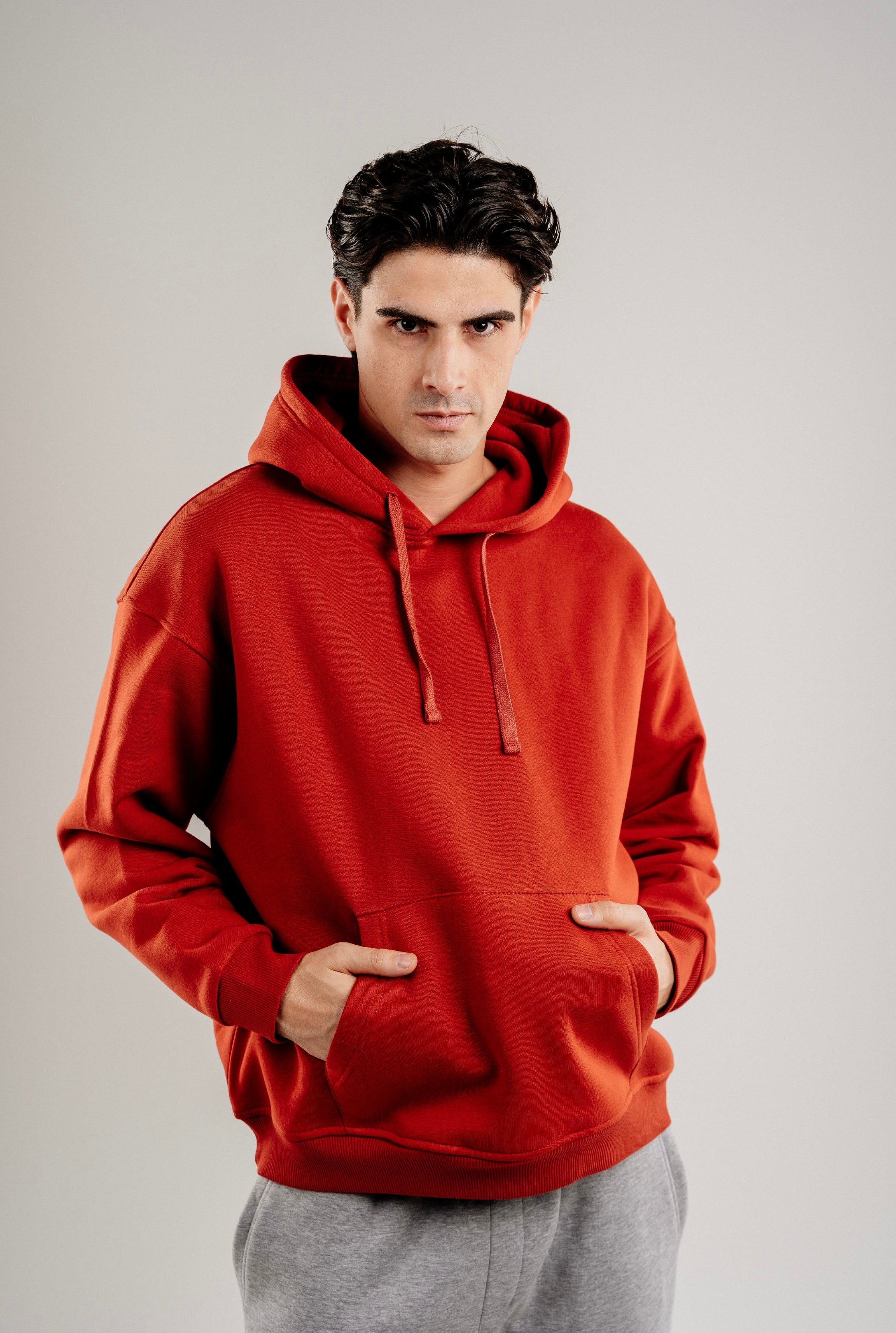 Oversized Red Hoodie
