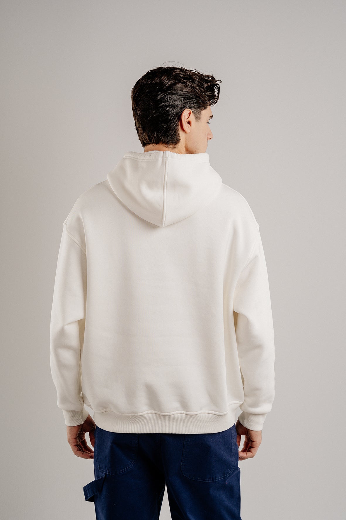 Oversized White Hoodie