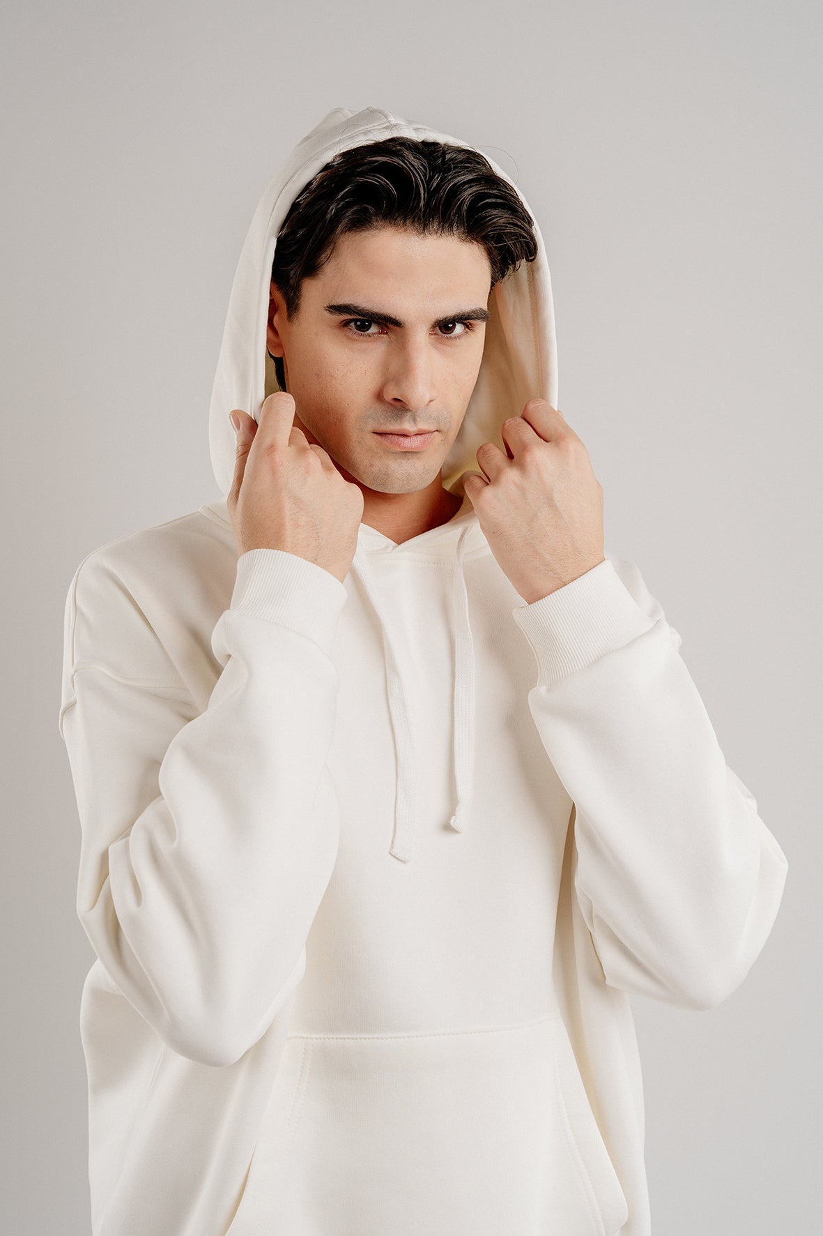Oversized White Hoodie