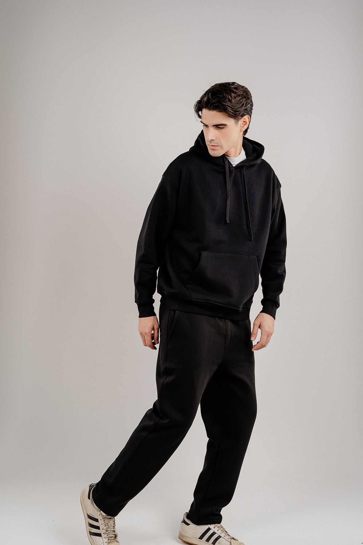 Oversized Black Hoodie