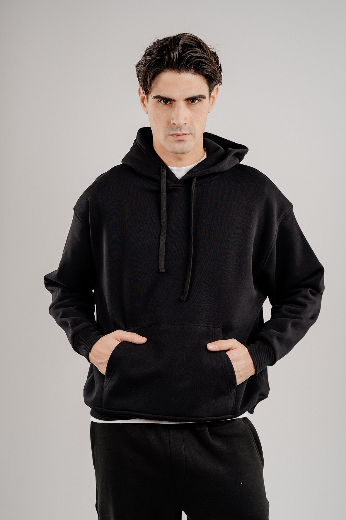 Oversized Black Hoodie