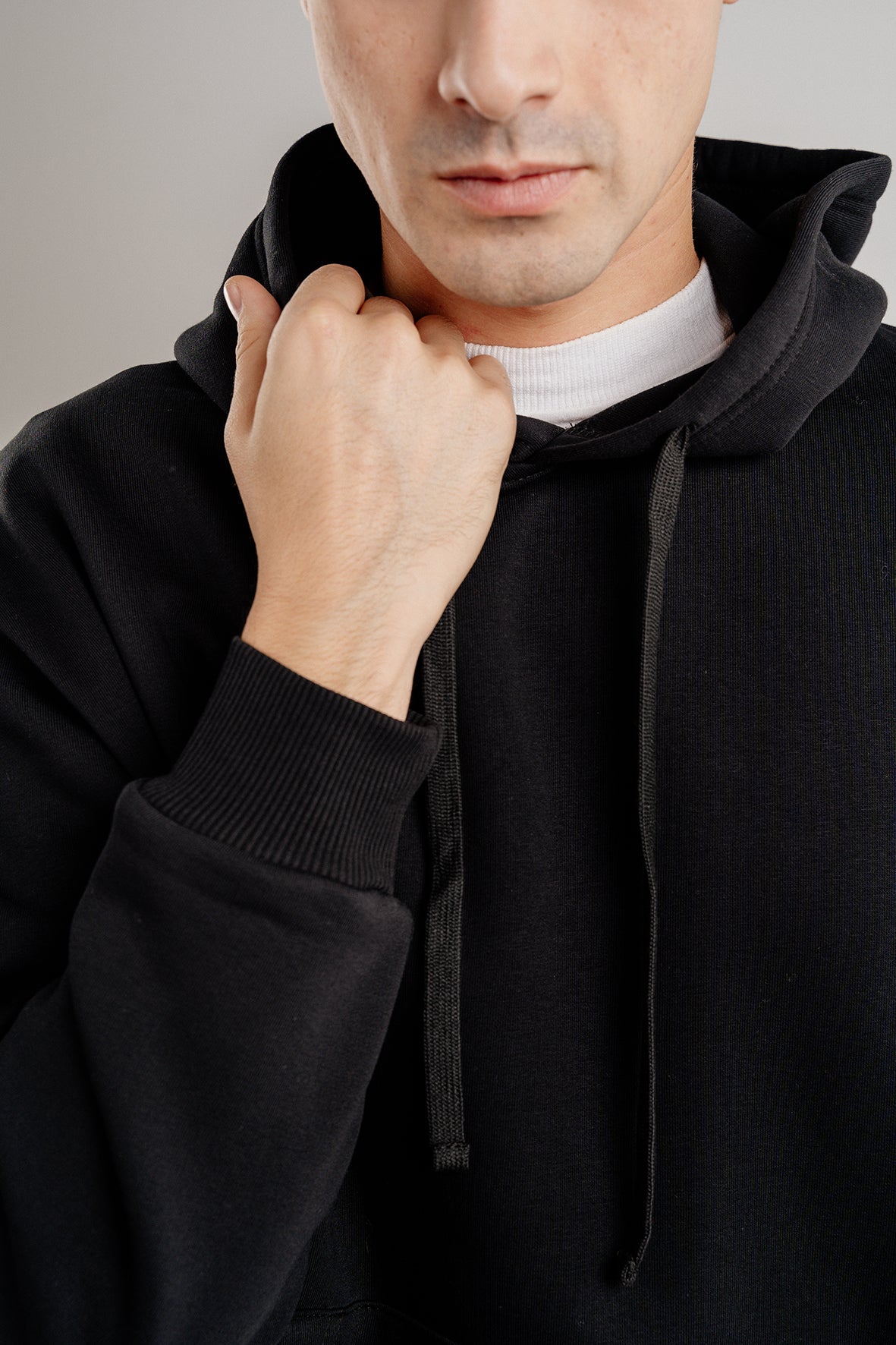 Oversized Black Hoodie