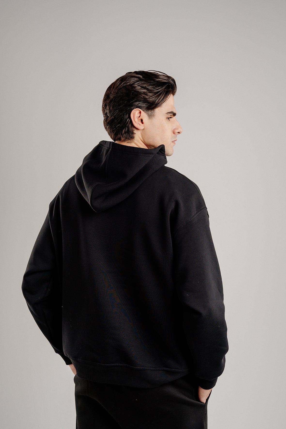 Oversized Black Hoodie