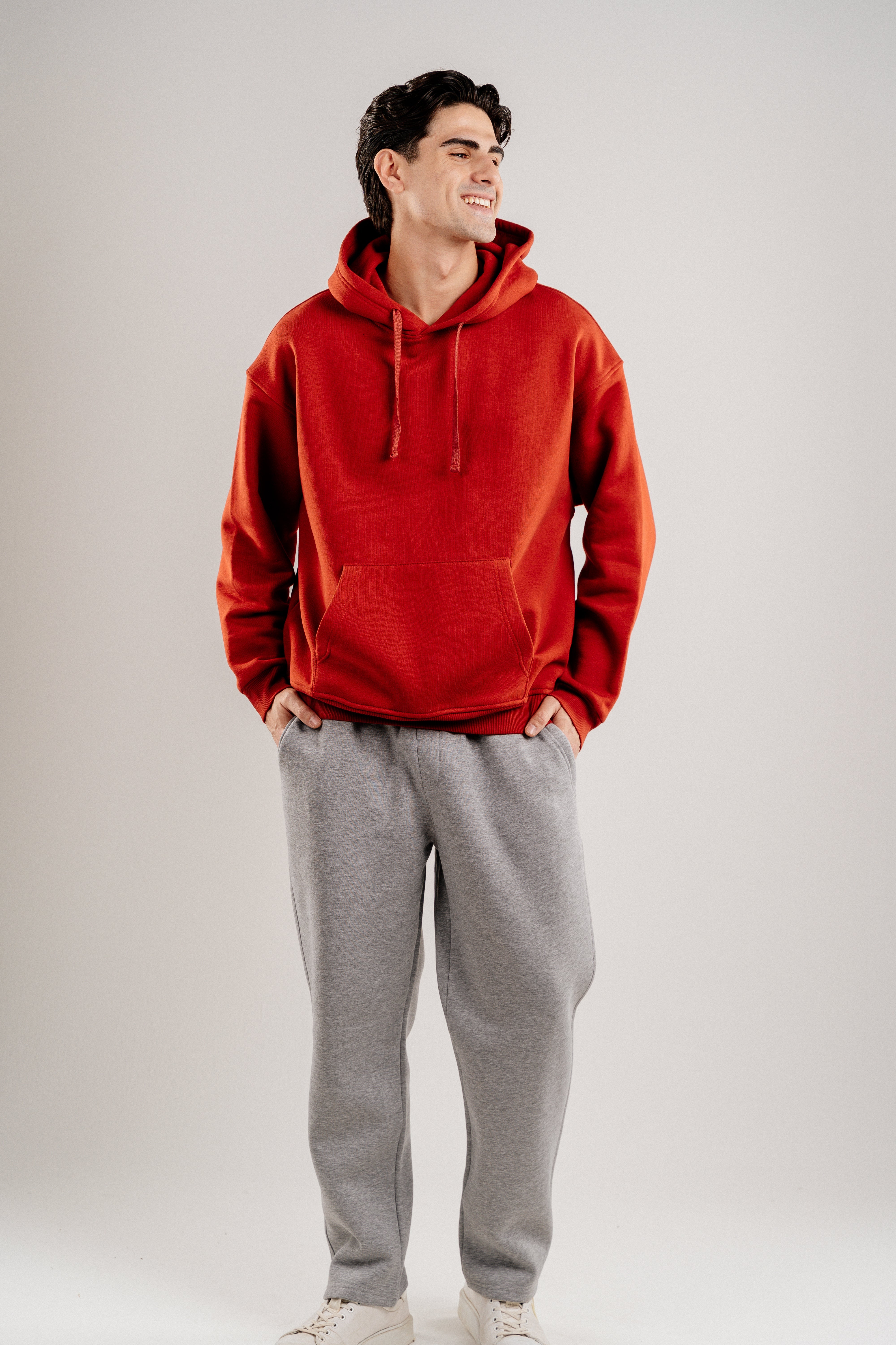 GREY STRAIGHT LEG SWEATPANTS