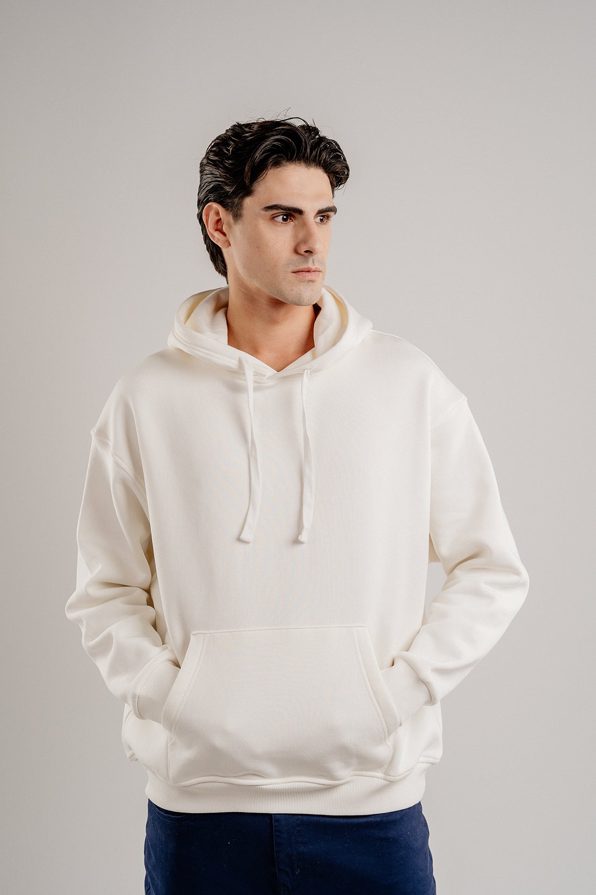 Oversized White Hoodie